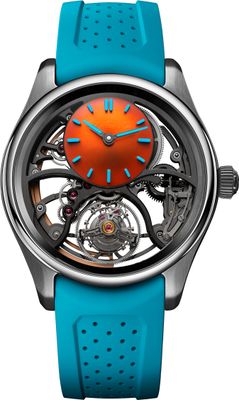 H. Moser & Cie. 3811-1203 Pioneer Cylindrical Tourbillon Spiced Aqua