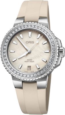Oris 01 733 7792 4956-07 4 19 61FC Aquis Date Diamonds 36.50mm