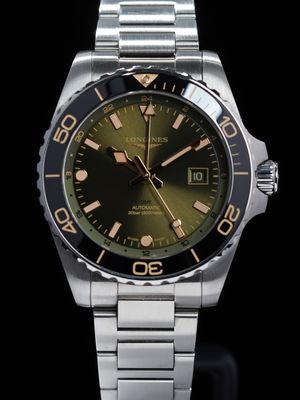 Longines L3.890.4.06.6 Hydroconquest GMT Green Dial